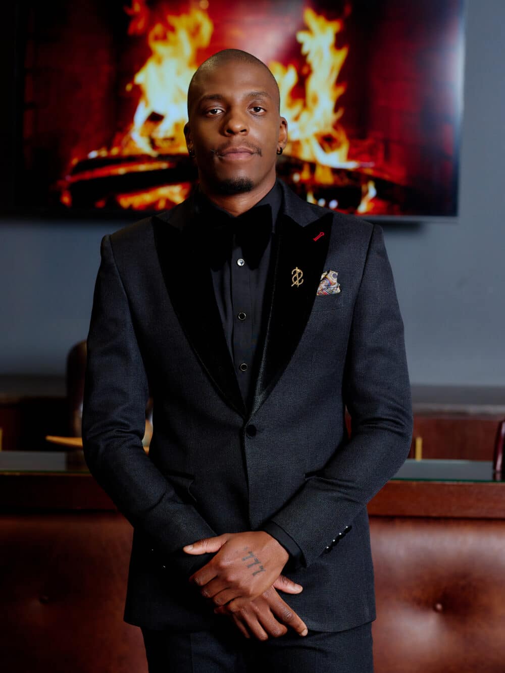 2 Piece Black Tuxedo Ensemble